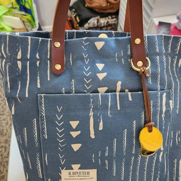 R. Riveter Bags R Riveter Special Edition Taylor Bag Indigo Clay